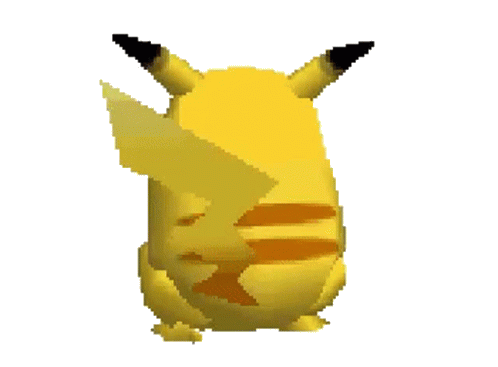 Pikachu spinning